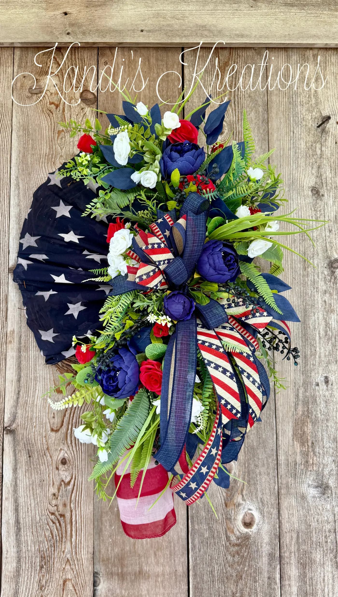 Summer & Patriotic — handmade wreaths by Kandi's Kreations