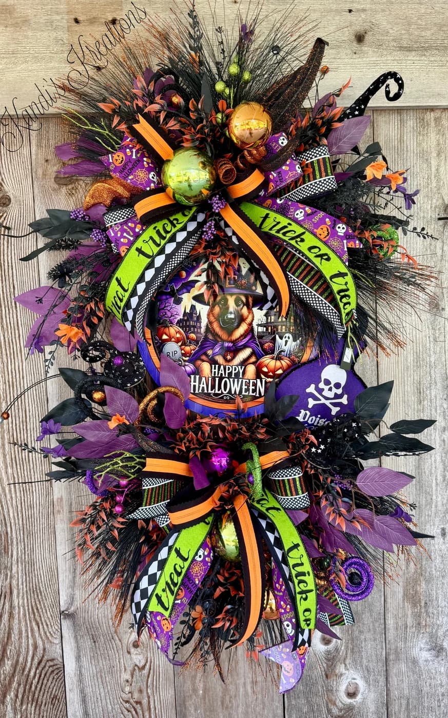 Custom Halloween wreath — view 1 of 1