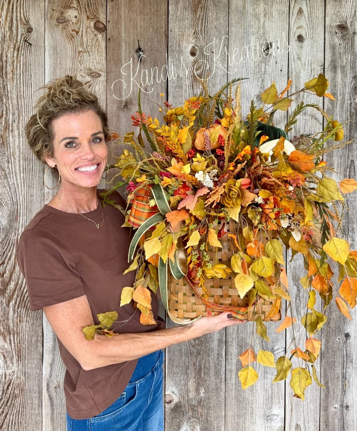 π Autumn Harvest Basket Arrangement β view 1 of 5