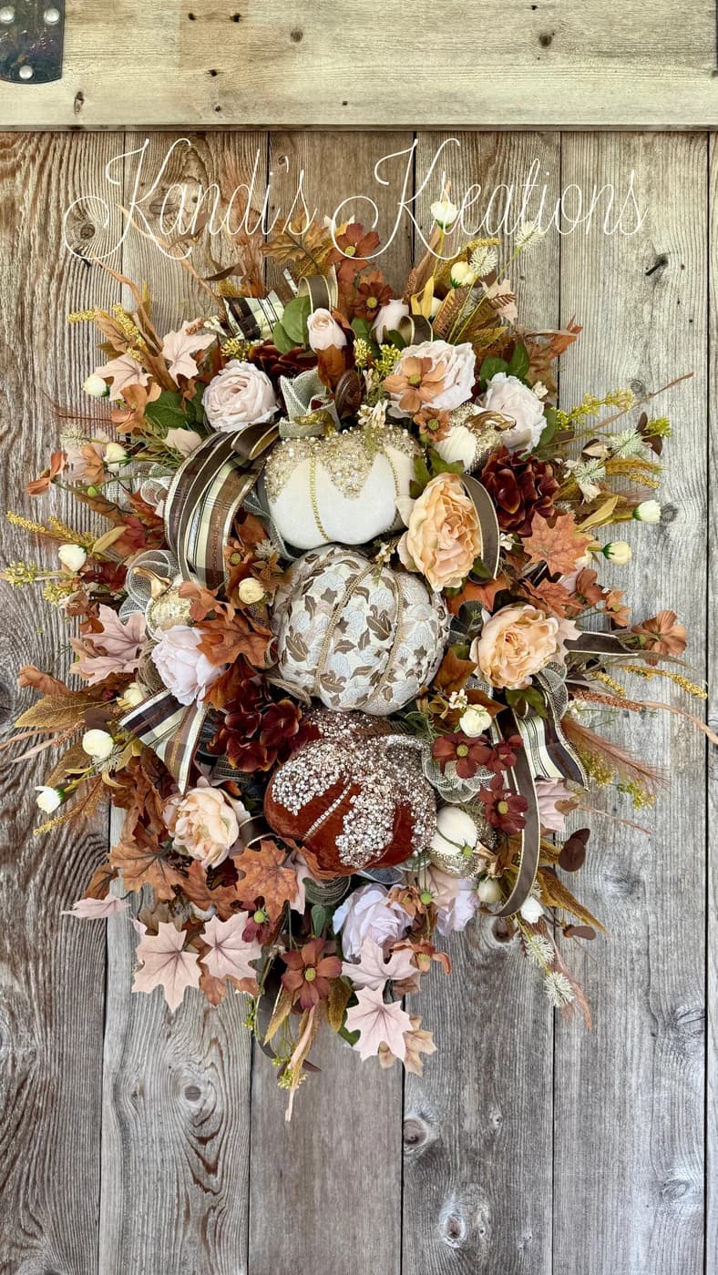 Fall Porch Collection — handmade wreaths by Kandi's Kreations