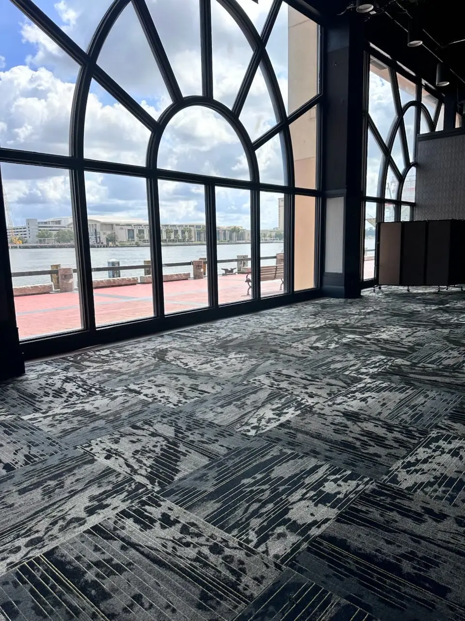 The riverfront setting in downtown Savannah where the retreat is held