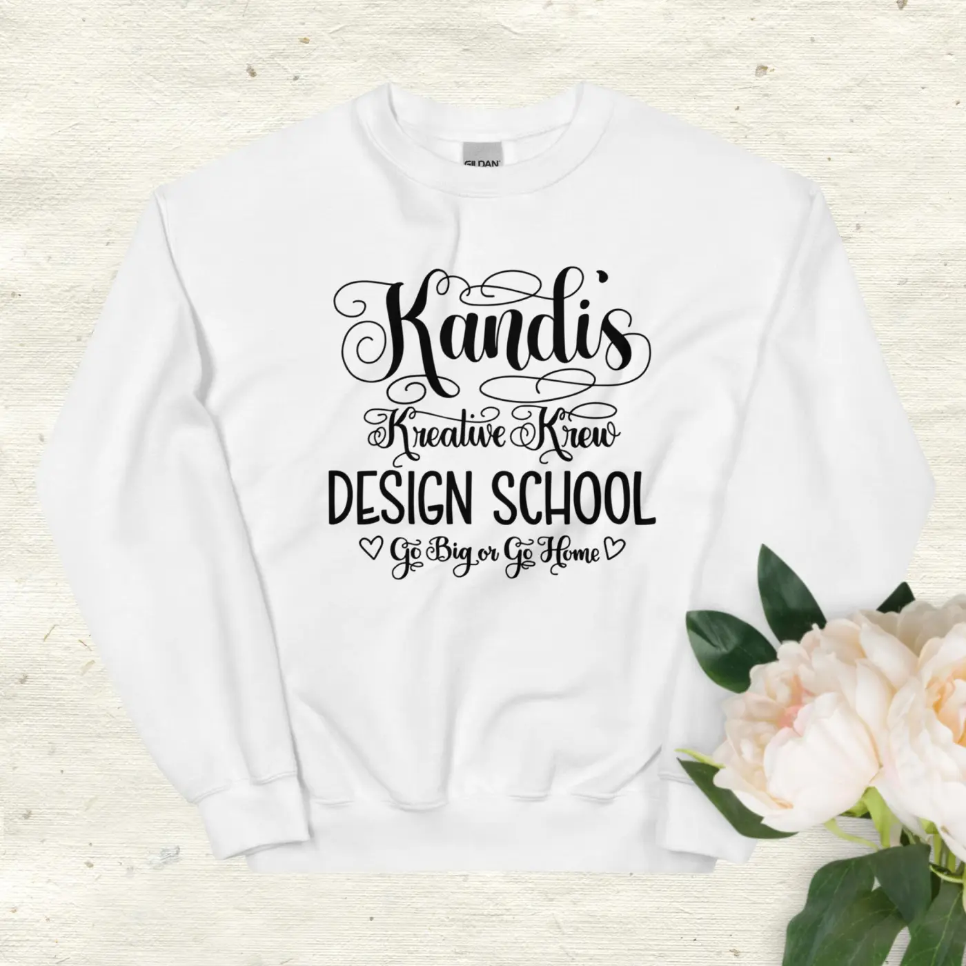 Kandi Krew Design School Unisex Sweatshirt — handmade by Kandi's Kreations